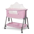 Crib LAYLA 2in1 with Foldable Side PINK